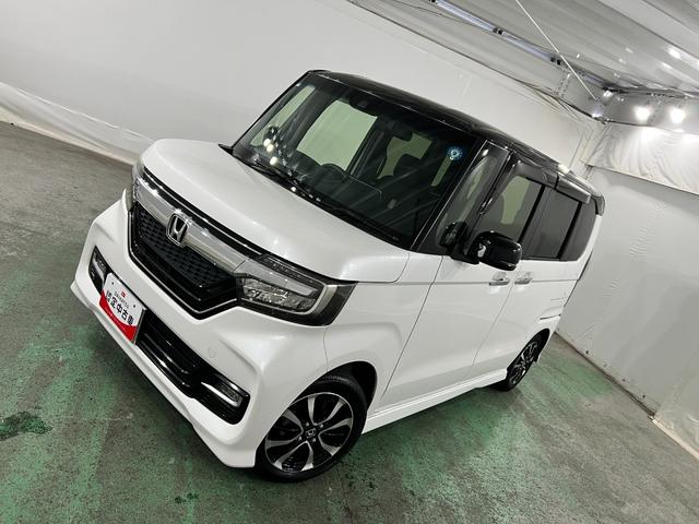 Ｎ−ＢＯＸカスタムＧ・Ｌホンダセンシング　走行３５６８６キロ／ナビ／ドラレコ一年保証・走行距離無制限　フルセグナビ　Ｂｌｕｅｔｏｏｔｈ　バックカメラ　ドラレコ　オートライト　ＬＥＤヘッドライト　ベンチシート　両側電動スライドドア（埼玉県）の中古車