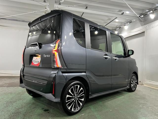 タントカスタムRSリミテッド 走行6505キロ/展示/試乗車1年保証・走行距離無制限 サイドエアバック クリアランスソナー オートマチックハイビーム オートライト LEDヘッドライト ベンチシート シートヒーター 両側電動スライドドア(埼玉県)の中古車