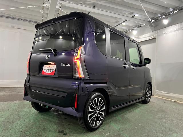 タントカスタムRSリミテッド 走行4103キロ/展示/試乗車1年保証・走行距離無制限 サイドエアバック クリアランスソナー オートマチックハイビーム オートライト LEDヘッドライト ベンチシート シートヒーター 両側電動スライドドア(埼玉県)の中古車