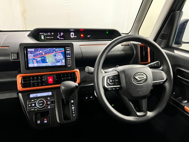 タントファンクロス 走行13794キロ/車検整備付/ナビ/ドラレコ一年保証・走行距離無制限 フルセグナビ Bluetooth 全周囲カメラ ドラレコ クリアランスソナー オートライト LEDヘッドライト シートヒーター 両側電動スライドドア(埼玉県)の中古車