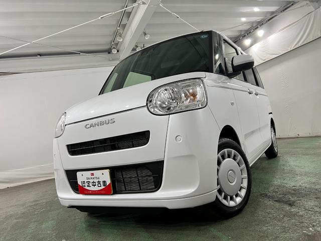 ムーヴキャンバスセオリーＸ　走行１９６６キロ／社用車／クリアランスソナー１年保証・走行距離無制限　サイドエアバック　クリアランスソナー　オートマチックハイビーム　オートライト　ベンチシート　両側電動スライドドア（埼玉県）の中古車