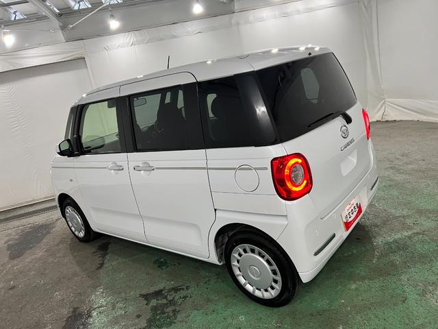 ムーヴキャンバスセオリーＸ　走行１９６６キロ／社用車／クリアランスソナー１年保証・走行距離無制限　サイドエアバック　クリアランスソナー　オートマチックハイビーム　オートライト　ベンチシート　両側電動スライドドア（埼玉県）の中古車