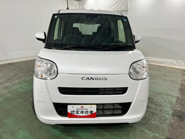 ムーヴキャンバスセオリーＸ　走行１９６６キロ／社用車／クリアランスソナー１年保証・走行距離無制限　サイドエアバック　クリアランスソナー　オートマチックハイビーム　オートライト　ベンチシート　両側電動スライドドア（埼玉県）の中古車