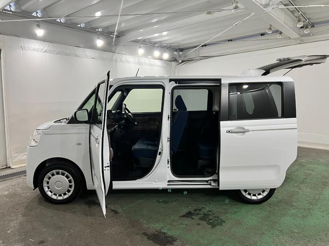 ムーヴキャンバスセオリーＸ　走行１９６６キロ／社用車／クリアランスソナー１年保証・走行距離無制限　サイドエアバック　クリアランスソナー　オートマチックハイビーム　オートライト　ベンチシート　両側電動スライドドア（埼玉県）の中古車