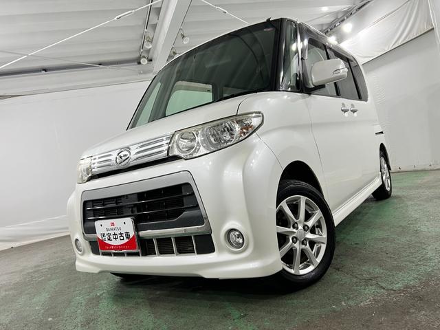 タントカスタムL 車検整備付/走行54598キロ/純正マット1年保証距離無制限 走行距離54598キロ 純正マット 助手席エアバッグ HIDヘッドランプ 電動格納式ドアミラー オートエアコン(埼玉県)の中古車