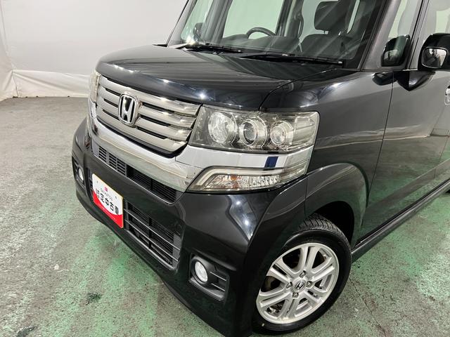 N−BOXカスタムG・Lパッケージ 走行68733キロ/ナビ/バックカメラ1年保証距離無制限 走行距離68733キロ ワンセグナビ バックカメラ 純正マット 助手席エアバッグ オートライト HIDヘッドランプ 片側電動スライドドア(埼玉県)の中古車