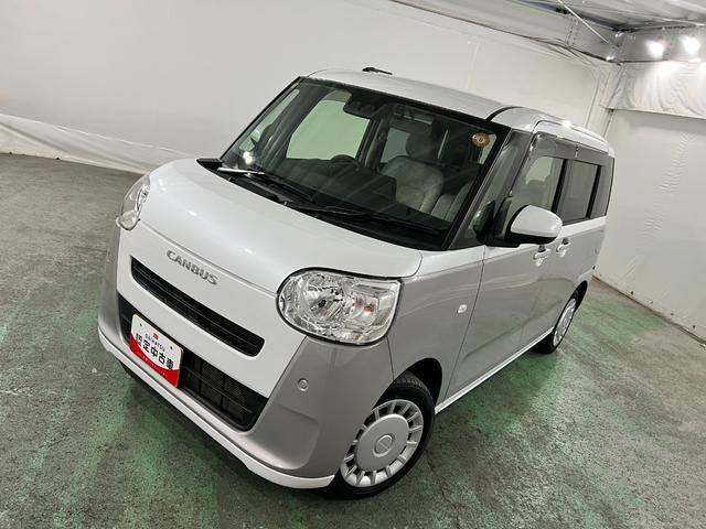 ムーヴキャンバスストライプスX 走行62925キロ/車検整備付/ナビ一年保証・走行距離無制限 フルセグナビ Bluetooth バックカメラ ドラレコ クリアランスソナー オートライト 両側電動スライドドア(埼玉県)の中古車