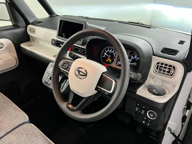 ムーヴキャンバスストライプスG 走行1031キロ/シートヒーター/両側電動1年保証距離無制限 走行距離1031キロ マット サイドエアバッグ LEDヘッドランプ アイドリングストップ シートヒーター 両側電動スライドドア オート格納式ドアミラー 電動パーキングブレーキ(埼玉県)の中古車