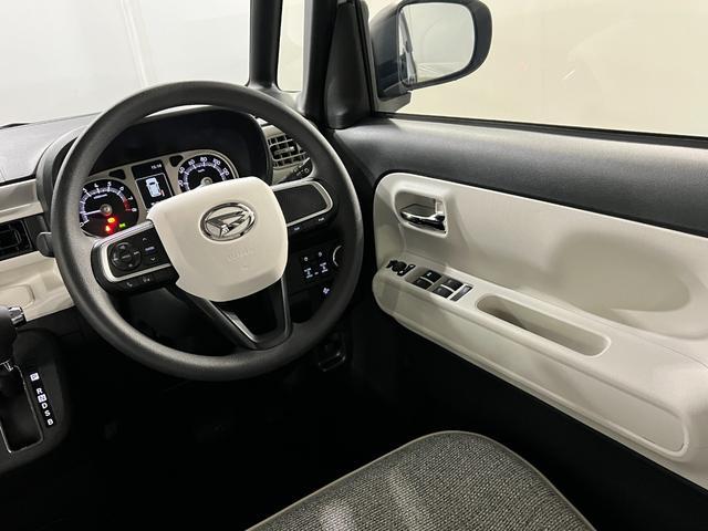ムーヴキャンバスストライプスG 走行2404キロ/LEDヘッドランプ/マット1年保証距離無制限 走行距離2404キロ 純正マット サイドエアバッグ LEDヘッドランプ アイドリングストップ シートヒーター 両側電動スライドドア オート格納式ドアミラー(埼玉県)の中古車