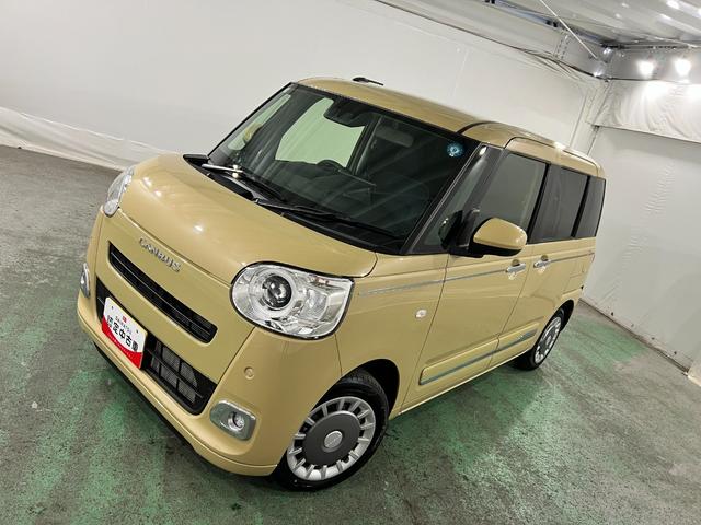 ムーヴキャンバスセオリーＧターボ　走行９７キロ／９型ディスプレイオーディオ１年保証距離無制限　走行距離９７キロ　純正ディスプレイオーディオ　バックカメラ　純正マット　サイドエアバッグ　ＬＥＤヘッドランプ　アイドリングストップ　シートヒーター　両側電動スライドドア（埼玉県）の中古車