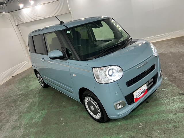 ムーヴキャンバスセオリーＧ　走行６３キロ／ナビ／バックカメラ／試乗車１年保証・走行距離無制限　フルセグナビ　Ｂｌｕｅｔｏｏｔｈ　バックカメラサイドエアバック　クリアランスソナー　オートライト　ＬＥＤヘッドライト　ベンチシート　シートヒーター　両側電動スライド（埼玉県）の中古車