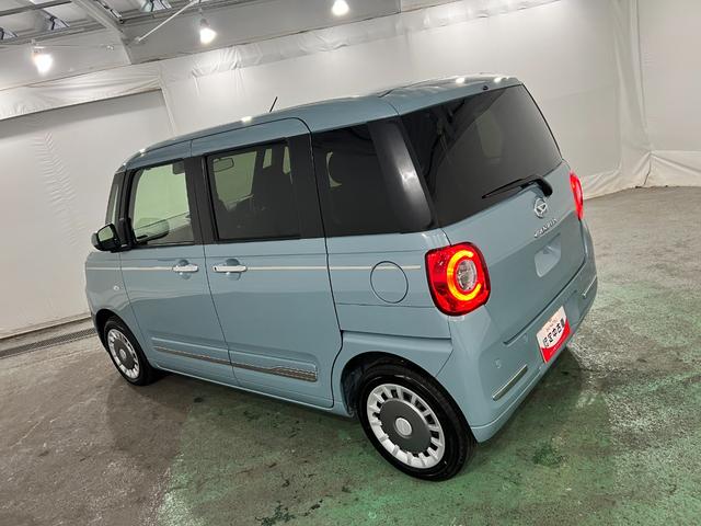 ムーヴキャンバスセオリーＧ　走行６３キロ／ナビ／バックカメラ／試乗車１年保証・走行距離無制限　フルセグナビ　Ｂｌｕｅｔｏｏｔｈ　バックカメラサイドエアバック　クリアランスソナー　オートライト　ＬＥＤヘッドライト　ベンチシート　シートヒーター　両側電動スライド（埼玉県）の中古車