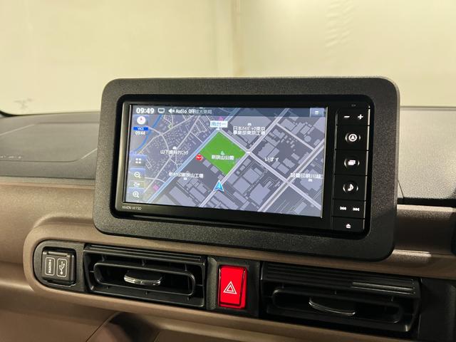 ムーヴキャンバスセオリーＧ　走行６３キロ／ナビ／バックカメラ／試乗車１年保証・走行距離無制限　フルセグナビ　Ｂｌｕｅｔｏｏｔｈ　バックカメラサイドエアバック　クリアランスソナー　オートライト　ＬＥＤヘッドライト　ベンチシート　シートヒーター　両側電動スライド（埼玉県）の中古車