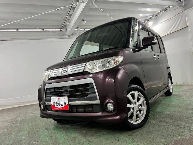 タントカスタムＸ　走行８１１３９キロ／車検整備付／ＨＩＤライト一年保証・走行距離無制限　ＨＩＤヘッドライト　ベンチシート　片側電動スライドドア　助手席エアバック　純正カーペットマット（埼玉県）の中古車