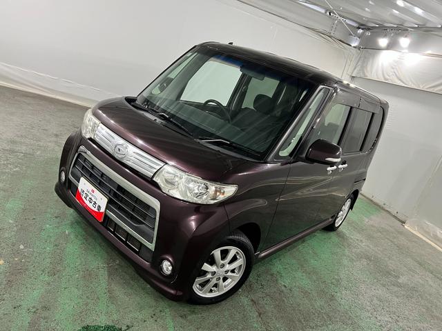 タントカスタムＸ　走行８１１３９キロ／車検整備付／ＨＩＤライト一年保証・走行距離無制限　ＨＩＤヘッドライト　ベンチシート　片側電動スライドドア　助手席エアバック　純正カーペットマット（埼玉県）の中古車