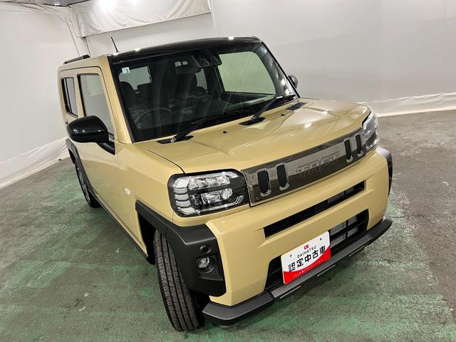 タフトG ダーククロムベンチャー 走行35キロ/LEDヘッドランプ1年保証距離無制限 走行距離35キロ 純正マット サイドエアバッグ LEDヘッドランプ アイドリングストップ シートヒーター オート格納式ドアミラー 電動パーキングブレーキ(埼玉県)の中古車