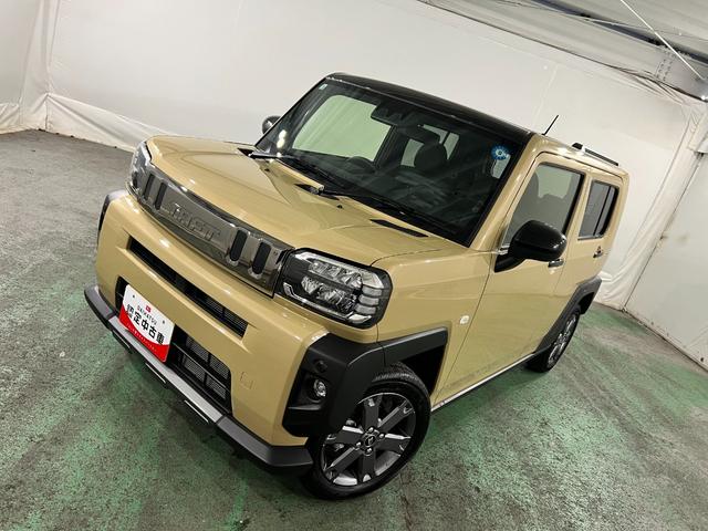 タフトG ダーククロムベンチャー 走行35キロ/LEDヘッドランプ1年保証距離無制限 走行距離35キロ 純正マット サイドエアバッグ LEDヘッドランプ アイドリングストップ シートヒーター オート格納式ドアミラー 電動パーキングブレーキ(埼玉県)の中古車