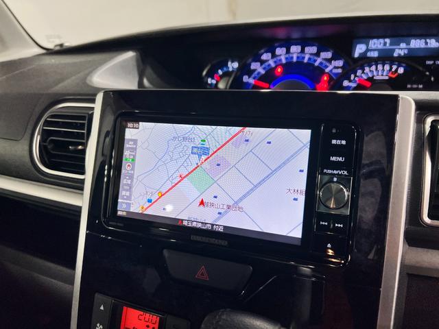 タントカスタムRS トップエディションSAII ナビ/バックカメラ1年保証距離無制限 走行距離18868キロ フルセグナビ バックカメラ 純正マット 助手席エアバッグ LEDヘッドランプ アイドリングストップ 両側電動スライドドア オート格納式ドアミラー(埼玉県)の中古車