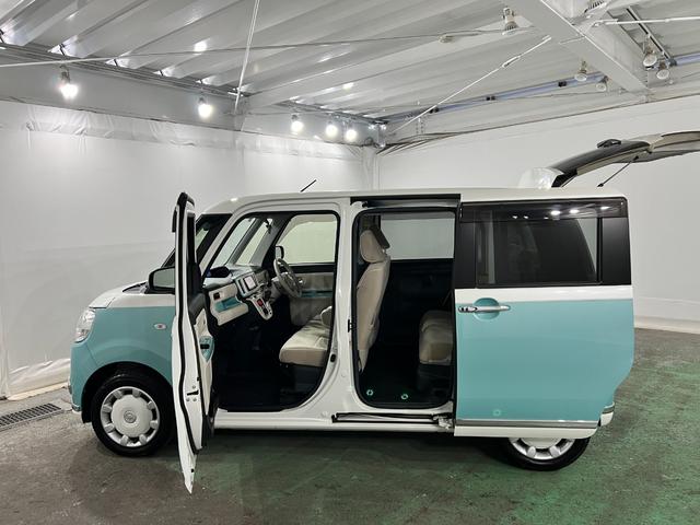 ムーヴキャンバスXリミテッドメイクアップ SAIII 軽雹害/車検整備付1年保証距離無制限 走行距離24684キロ フルセグナビ バックカメラ 純正マット サイドエアバッグ オートライト アイドリングストップ 両側電動スライドドア オート格納式ドアミラー(埼玉県)の中古車
