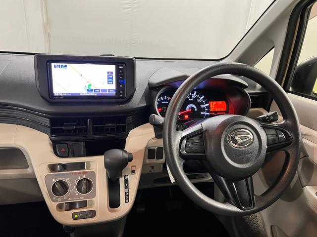 ムーヴL SAIII 走行57272キロ/フルセグナビ/ドラレコ1年保証距離無制限 走行距離57272キロ フルセグナビ バックカメラ ドラレコ 純正マット 助手席エアバッグ アイドリングストップ 電動格納式ドアミラー(埼玉県)の中古車