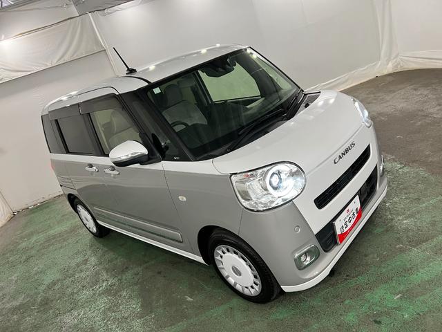 ムーヴキャンバスストライプスGターボ 走行57022キロ 9型ナビ/ドラレコ1年保証距離無制限 走行距離57022キロ 純正フルセグナビ バックカメラ ドラレコ 純正マット サイドエアバッグ LEDヘッドランプ アイドリングストップ シートヒーター 両側電動スライドドア(埼玉県)の中古車