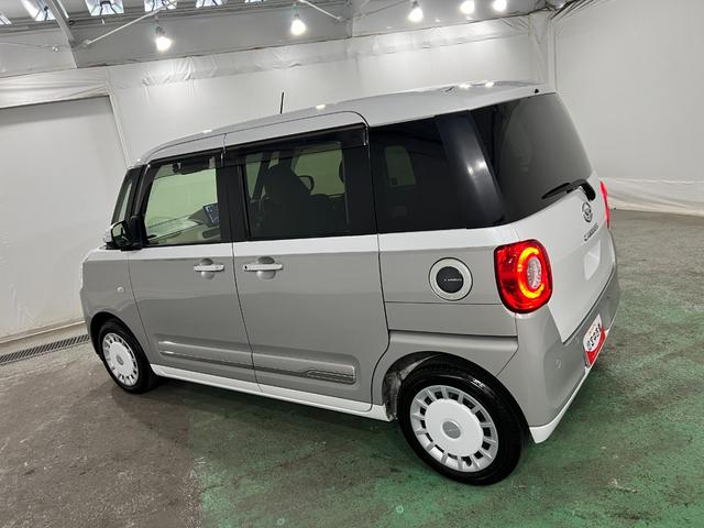 ムーヴキャンバスストライプスGターボ 走行57022キロ 9型ナビ/ドラレコ1年保証距離無制限 走行距離57022キロ 純正フルセグナビ バックカメラ ドラレコ 純正マット サイドエアバッグ LEDヘッドランプ アイドリングストップ シートヒーター 両側電動スライドドア(埼玉県)の中古車