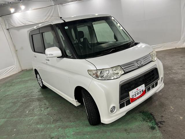タントカスタムX 走行75077キロ/タイヤ4本交換/片側電動一年保証・走行距離無制限 助手席エアバック 純正カーペットマット HIDヘッドライト ベンチシート 片側電動スライドドア(埼玉県)の中古車