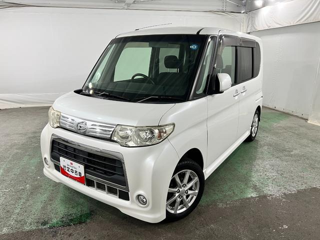 タントカスタムX 走行75077キロ/タイヤ4本交換/片側電動一年保証・走行距離無制限 助手席エアバック 純正カーペットマット HIDヘッドライト ベンチシート 片側電動スライドドア(埼玉県)の中古車