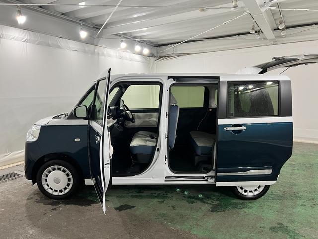 ムーヴキャンバスストライプスG 走行3799キロ/LEDヘッドランプ/マット禁煙車 ワンオーナー 1年保証距離無制限 走行距離3799キロ 純正マット サイドエアバッグ LEDヘッドランプ シートヒーター 両側電動スライドドア オート格納式ドアミラー 電動パーキングブレーキ(埼玉県)の中古車