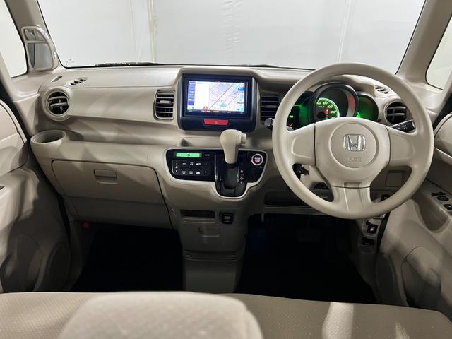 N−BOXG 走行79332キロ/車検整備付/ナビ/ETC一年保証・走行距離無制限 ワンセグナビ アイドリングストップ ベンチシート 助手席エアバック ETC 車検整備付 Aftermarketアルミ(埼玉県)の中古車