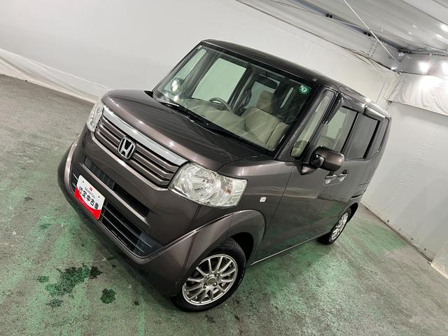 N−BOXG 走行79332キロ/車検整備付/ナビ/ETC一年保証・走行距離無制限 ワンセグナビ アイドリングストップ ベンチシート 助手席エアバック ETC 車検整備付 Aftermarketアルミ(埼玉県)の中古車