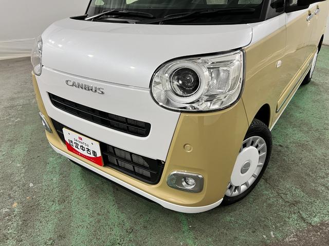 ムーヴキャンバスストライプスG 走行3438キロ/LEDヘッドランプ/マット1年保証距離無制限 走行距離3438キロ 純正マット サイドエアバッグ LEDヘッドランプ アイドリングストップ シートヒーター 両側電動スライドドア オート格納式ドアミラー 電動パーキングブレーキ(埼玉県)の中古車
