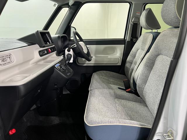 ムーヴキャンバスストライプスG 走行3438キロ/LEDヘッドランプ/マット1年保証距離無制限 走行距離3438キロ 純正マット サイドエアバッグ LEDヘッドランプ アイドリングストップ シートヒーター 両側電動スライドドア オート格納式ドアミラー 電動パーキングブレーキ(埼玉県)の中古車