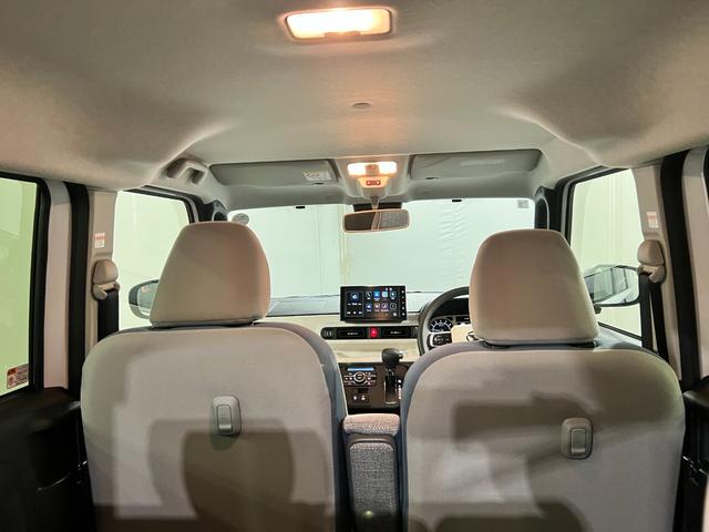 ムーヴキャンバスストライプスG 走行1236キロ/パノラマパーキング/代車一年保証・走行距離無制限 ディスプレイオーディオ 全周囲カメラ パノラマパーキング オートライト LEDヘッドライト シートヒーター 両側電動スライドドア(埼玉県)の中古車