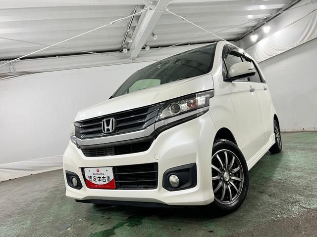 Ｎ−ＷＧＮカスタムＧ　走行４７９５４キロ／タイヤ４本交換／ＴＶレスナビ一年保証・走行距離無制限　ＴＶレスナビ　ドラレコ　オートライト　ＨＩＤヘッドライト　ベンチシート　助手席エアバック　純正カーペットマット（埼玉県）の中古車