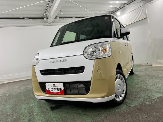 ムーヴキャンバスストライプスＸ　走行９２０キロ／９インチＤＡ／バックカメラ１年保証距離無制限　走行距離９２０キロ　純正ディスプレイオーディオ　バックカメラ　サイドエアバッグ　オートライト　アイドリングストップ　両側電動スライドドア（埼玉県）の中古車