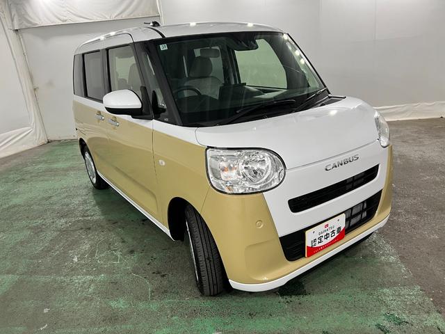 ムーヴキャンバスストライプスＸ　走行９２０キロ／９インチＤＡ／バックカメラ１年保証距離無制限　走行距離９２０キロ　純正ディスプレイオーディオ　バックカメラ　サイドエアバッグ　オートライト　アイドリングストップ　両側電動スライドドア（埼玉県）の中古車