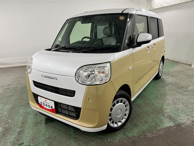 ムーヴキャンバスストライプスＸ　走行９２０キロ／９インチＤＡ／バックカメラ１年保証距離無制限　走行距離９２０キロ　純正ディスプレイオーディオ　バックカメラ　サイドエアバッグ　オートライト　アイドリングストップ　両側電動スライドドア（埼玉県）の中古車