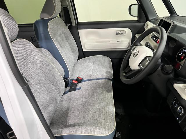 ムーヴキャンバスストライプスG 走行18キロ/LEDヘッドランプ/純正マット1年保証距離無制限 走行距離18キロ 純正マット サイドエアバッグ LEDヘッドランプ アイドリングストップ シートヒーター 両側電動スライドドア オート格納式ドアミラー 電動パーキングブレーキ(埼玉県)の中古車