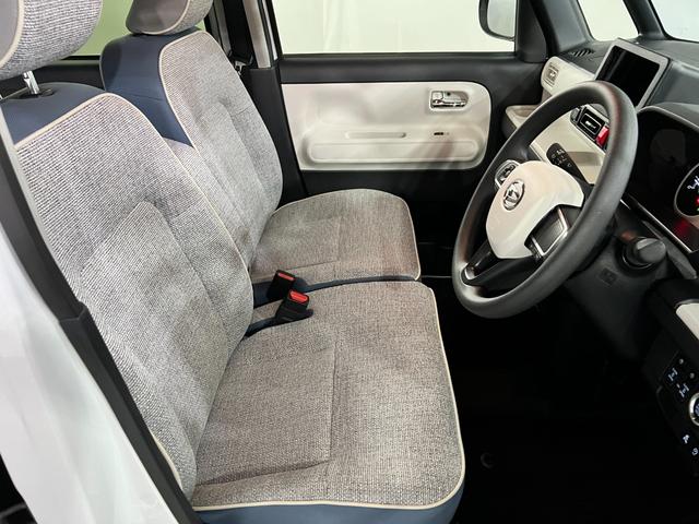 ムーヴキャンバスストライプスＧ　走行２４７４キロ／社用車／クリアランスソナー１年保証・走行距離無制限　サイドエアバック　クリアランスソナー　オートマチックハイビーム　オートライト　ＬＥＤヘッドライト　ベンチシート　シートヒーター　両側電動スライドドア（埼玉県）の中古車