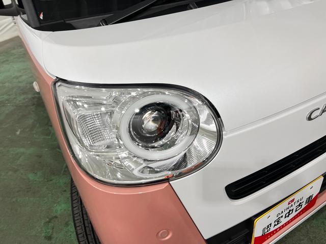 ムーヴキャンバスストライプスＧ　走行２４７４キロ／社用車／クリアランスソナー１年保証・走行距離無制限　サイドエアバック　クリアランスソナー　オートマチックハイビーム　オートライト　ＬＥＤヘッドライト　ベンチシート　シートヒーター　両側電動スライドドア（埼玉県）の中古車