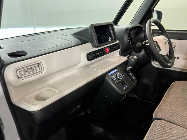 ムーヴキャンバスストライプスＧ　走行２４７４キロ／社用車／クリアランスソナー１年保証・走行距離無制限　サイドエアバック　クリアランスソナー　オートマチックハイビーム　オートライト　ＬＥＤヘッドライト　ベンチシート　シートヒーター　両側電動スライドドア（埼玉県）の中古車