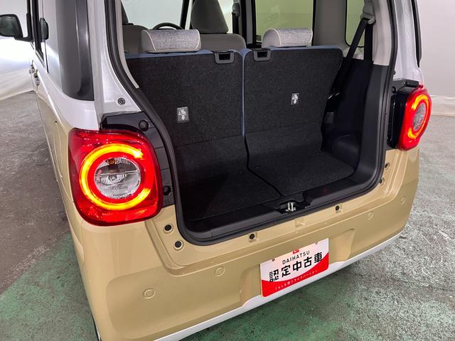 ムーヴキャンバスストライプスＧ　走行２２８４キロ／ＬＥＤヘッドランプ／マット１年保証距離無制限　走行距離２２８４キロ　純正マット　サイドエアバッグ　ＬＥＤヘッドランプ　アイドリングストップ　シートヒーター　両側電動スライドドア　オート格納式ドアミラー　電動パーキングブレーキ（埼玉県）の中古車