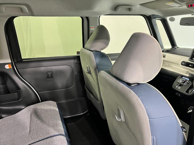 ムーヴキャンバスストライプスＧ　走行２２８４キロ／ＬＥＤヘッドランプ／マット１年保証距離無制限　走行距離２２８４キロ　純正マット　サイドエアバッグ　ＬＥＤヘッドランプ　アイドリングストップ　シートヒーター　両側電動スライドドア　オート格納式ドアミラー　電動パーキングブレーキ（埼玉県）の中古車