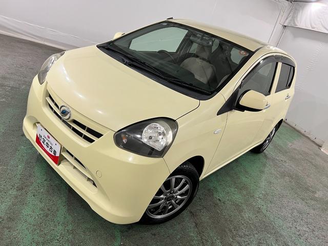 ミライースX 走行48151キロ/ワンセグナビ/ドラレコ一年保証・走行距離無制限 車検整備付 ワンセグナビ ドラレコ アイドリングストップ 助手席エアバック 純正カーペットマット(埼玉県)の中古車