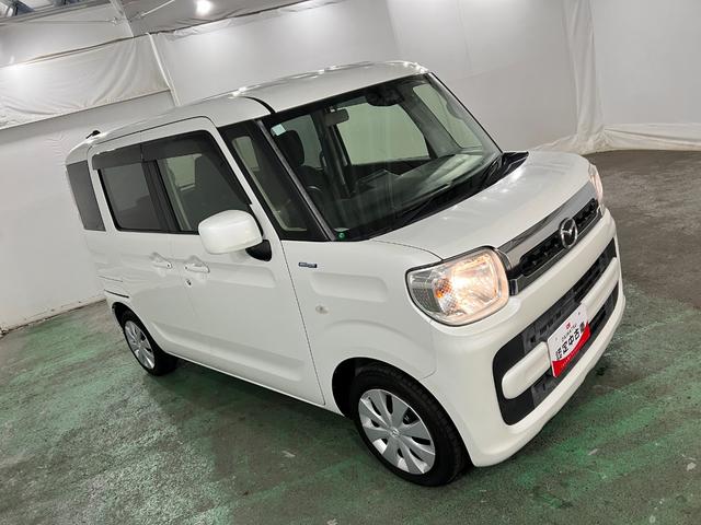 フレアワゴンハイブリッドＸＳ　雹害／車検整備付／走行９７３５０キロ１年保証距離無制限　走行距離９７３５０キロ　純正マット　助手席エアバッグ　オートライト　ＬＥＤヘッドランプ　アイドリングストップ　シートヒーター　両側電動スライドドア（埼玉県）の中古車