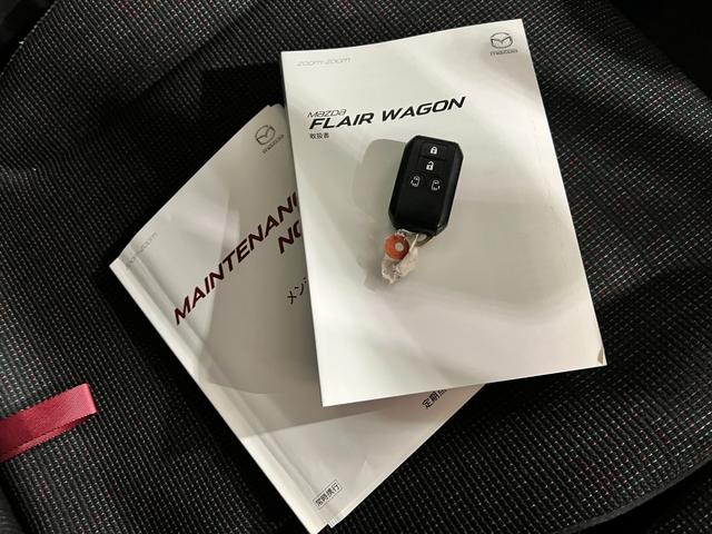 フレアワゴンハイブリッドＸＳ　雹害／車検整備付／走行９７３５０キロ１年保証距離無制限　走行距離９７３５０キロ　純正マット　助手席エアバッグ　オートライト　ＬＥＤヘッドランプ　アイドリングストップ　シートヒーター　両側電動スライドドア（埼玉県）の中古車