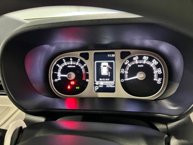 ムーヴキャンバスストライプスＧ　走行３０９８キロ／ＬＥＤヘッドランプ／マット１年保証距離無制限　走行距離３０９８キロ　純正マット　サイドエアバッグ　ＬＥＤヘッドランプ　アイドリングストップ　シートヒーター　両側電動スライドドア　オート格納式ドアミラー　電動パーキングブレーキ（埼玉県）の中古車