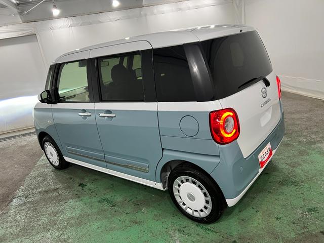 ムーヴキャンバスストライプスＧ　走行３０９８キロ／ＬＥＤヘッドランプ／マット１年保証距離無制限　走行距離３０９８キロ　純正マット　サイドエアバッグ　ＬＥＤヘッドランプ　アイドリングストップ　シートヒーター　両側電動スライドドア　オート格納式ドアミラー　電動パーキングブレーキ（埼玉県）の中古車
