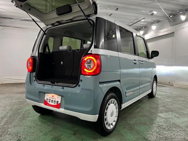ムーヴキャンバスストライプスＧ　走行３０９８キロ／ＬＥＤヘッドランプ／マット１年保証距離無制限　走行距離３０９８キロ　純正マット　サイドエアバッグ　ＬＥＤヘッドランプ　アイドリングストップ　シートヒーター　両側電動スライドドア　オート格納式ドアミラー　電動パーキングブレーキ（埼玉県）の中古車